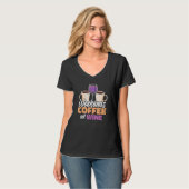 Coffee Weekend Barista Roasting Cafe Roaster Cof Tシャツ (正面フル)