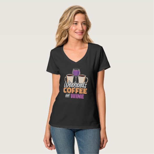 Coffee Weekend Barista   Roasting Cafe Roaster Cof Tシャツ (正面フル)