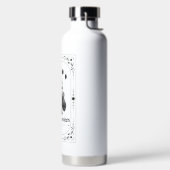 Coffee Witch Tarot Whimsy Celestial Moon Zodiac ウォーターボトル (左面)