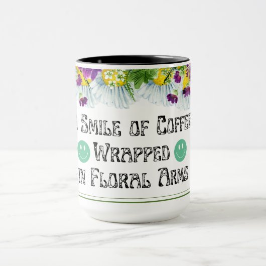 Coffee with a Smile マグカップ (中央)