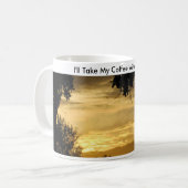 Coffee With A Sunset - コーヒーマグカップ (正面左)