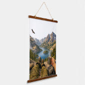 Coffee With a View 吊り下げ型タペストリー (傾斜あり)