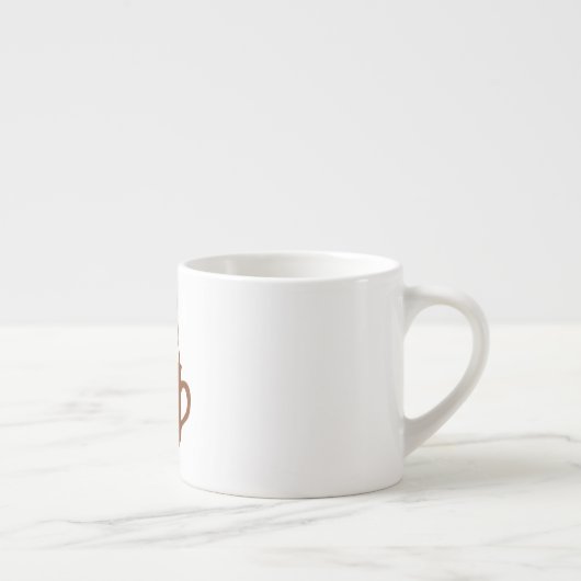 Coffee with cat cute Mug エスプレッソカップ (右)