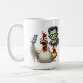 “Coffee with Frank” Cheesy Chickens  コーヒーマグカップ