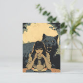 Coffee With the Wolf ポストカード (スタンド正面)