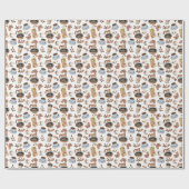 Coffee Wrapping Paper ラッピングペーパー (フラット)