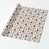 Coffee Wrapping Paper ラッピングペーパー (アンロールド)