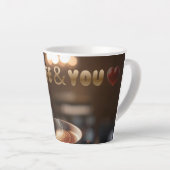Coffee & You Latte Mug – Cozy Café Aesthetic Gift  カフェラテマグ (右アングル)
