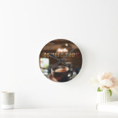 Coffee & You Wall Clock ラウンド壁時計 (ホーム)