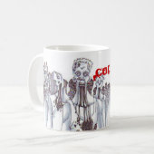COFFEEeeの…ゾンビ コーヒーマグカップ (正面左)