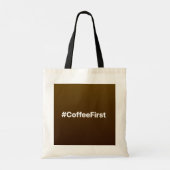 #CoffeeFirst Facebookの状態 トートバッグ (裏面)
