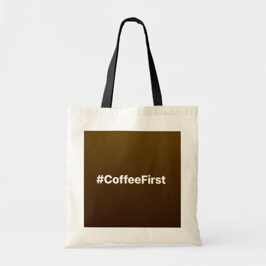 #CoffeeFirst Facebookの状態 トートバッグ (正面)