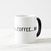Coffeeloverのスローガン モーフィングマグカップ (正面右)