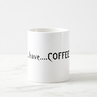 Coffeeloverのスローガン モーフィングマグカップ