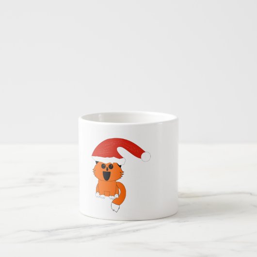 Coffeemugクリスマスキャット エスプレッソカップ (正面)