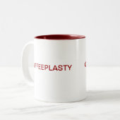 COFFEEPLASTY ツートーンマグカップ (正面左)
