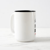 coffeeprogressionhelvetica ツートーンマグカップ (正面左)