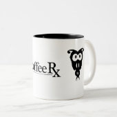 CoffeeRxのフクロウ ツートーンマグカップ (正面右)