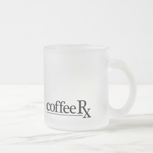 CoffeeRxの容器 フロストグラスマグカップ (右)