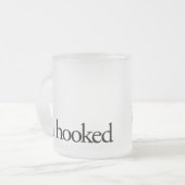 CoffeeRxは引っ掛かりました フロストグラスマグカップ (正面左)