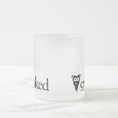 CoffeeRxは引っ掛かりました フロストグラスマグカップ (中央)