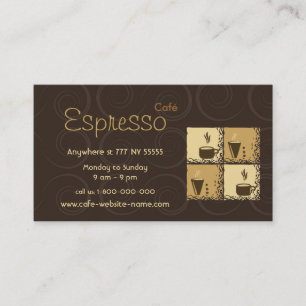Coffeeshopの名刺 名刺