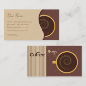CoffeeShop 名刺 (正面/裏面)