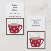 CoffeeTheme名刺 名刺 (正面/裏面)