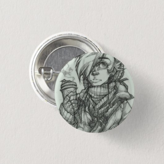 CoffeeYesPlx 缶バッジ (正面&裏面)