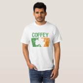 Coffeyの姓のクローバー Tシャツ (正面フル)