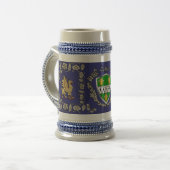 Coffey/O'Coffey Irish Shield Griffin Stein ビールジョッキ (正面左)