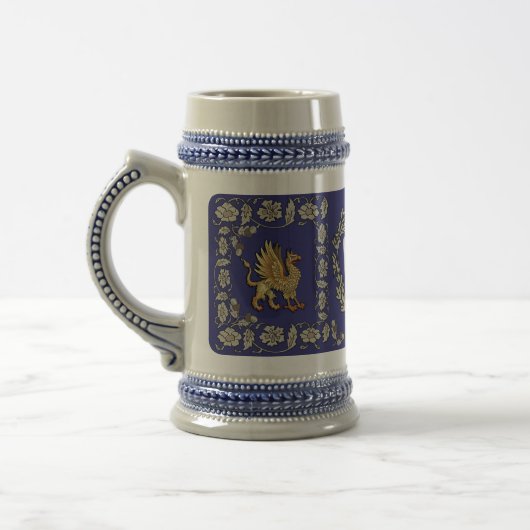 Coffey/O'Coffey Irish Shield Griffin Stein ビールジョッキ (左)