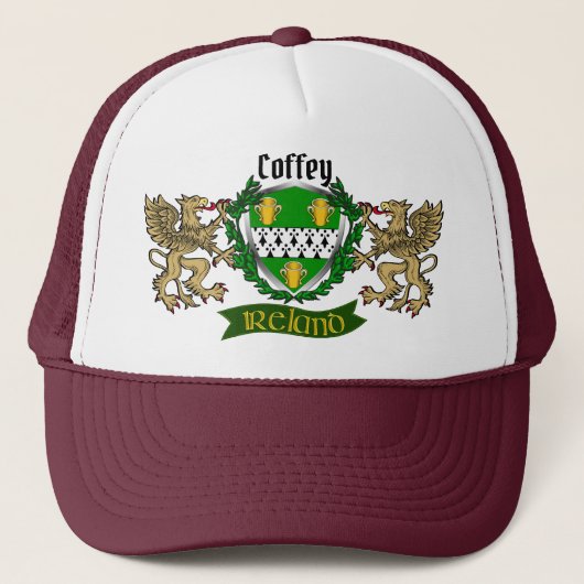 Coffey/O'Coffey Irish Shield w/Griffins キャップ (正面)