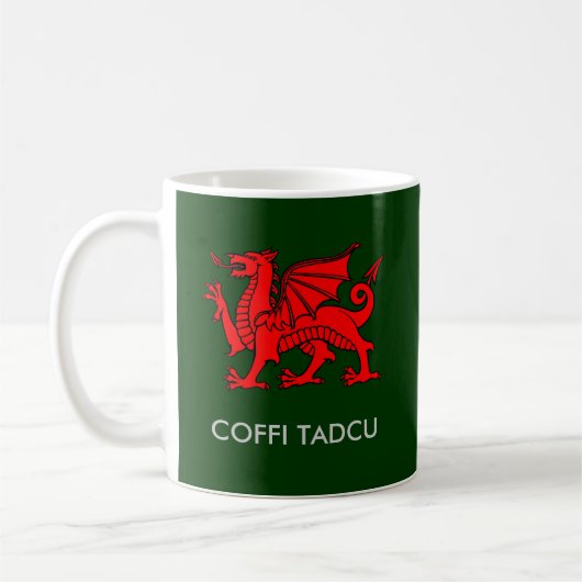 Coffi Tadcu -南ウェールズの祖父のコーヒー コーヒーマグカップ (左)