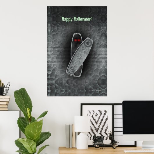Coffin - Halloween Poster ポスター (ホームオフィス)