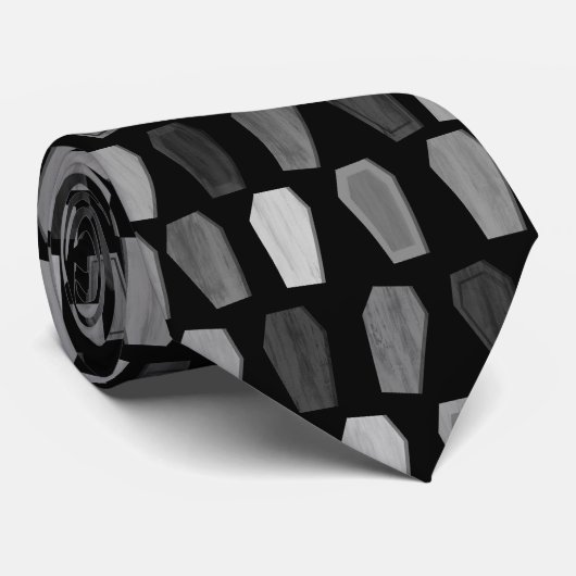 Coffinz -灰色 ネクタイ (ロール)