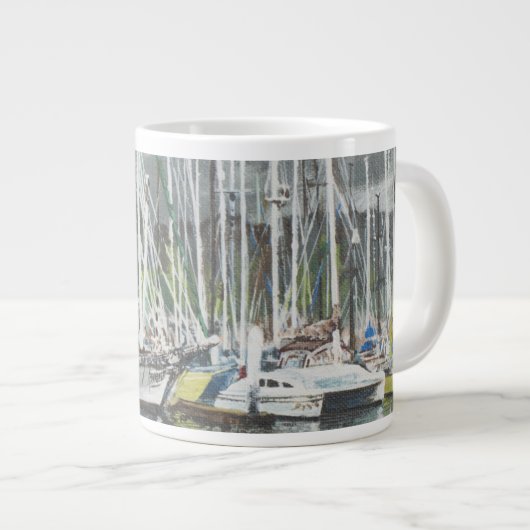 Coffs Harbourオーストラリア。 1998年 ジャンボコーヒーマグカップ (正面右)