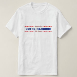 COFFS HARBOUR -私の家庭のオーストラリア; ハート Tシャツ