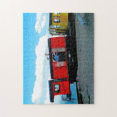 Cog鉄道ニューハンプシャー州。 ジグソーパズル (縦)