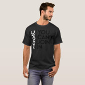 COGICは女の子のロック教会に参加できない Tシャツ (正面フル)