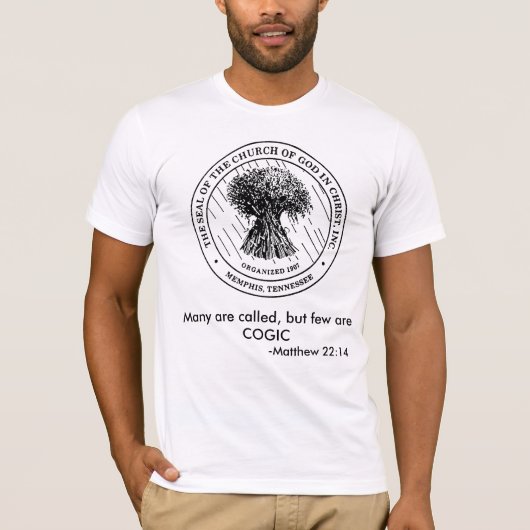 cogic_shieldは、多数呼ばれますが、少数はCOGI…です Tシャツ (正面)