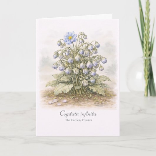 Cogitata infinita - 果てしない思考の植物画 カード (正面)