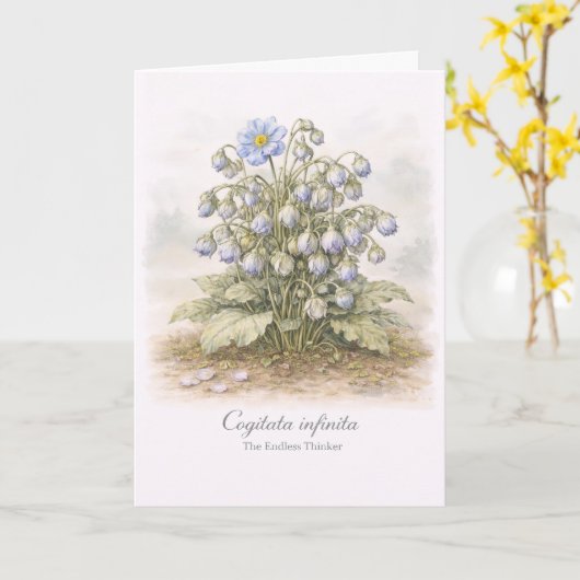 Cogitata infinita - The Endless Thinker Botanical カード (黄色い花)