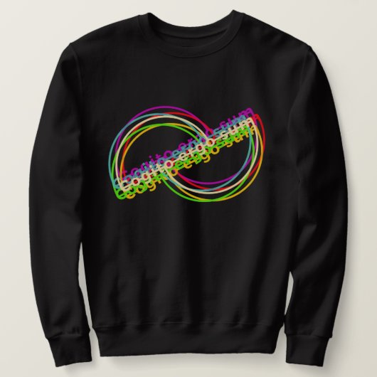 Cogito Ergo Sum - カラフル Tシャツ (デザイン正面)