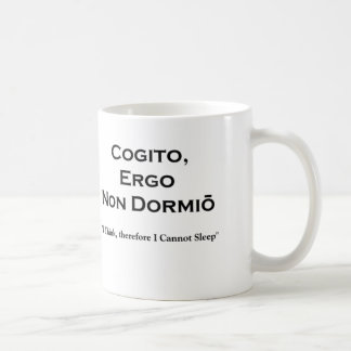 Cogito Ergo Sum and the inevitable corollary コーヒーマグカップ