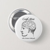 Cogknitiveボタン 缶バッジ (正面&裏面)