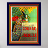 Cognac Jacquet 1912広告–16x20 ポスター (正面)