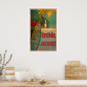 Cognac Jacquet Vintage Food&Drink Poster ポスター (キッチン)