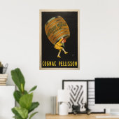 Cognac Pellisson Vintage Poster - Cappiello Poster ポスター (ホームオフィス)