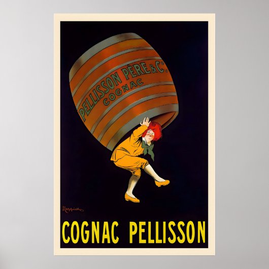 Cognac Pellsson ヴィンテージ フード&ドリンク ポスター 作者: (正面)